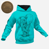SUDADERA DIBUJO ELEFANTE