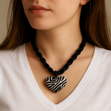 COLLAR ARGELIA CEBRA PRINT