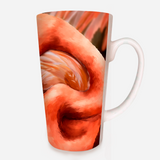 TAZA CÓNICA FLAMINGO ILUSTRADA
