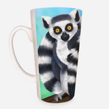 TAZA CONICA LEMURE ILUSTRADO