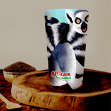 TAZA CONICA LEMURE ILUSTRADO