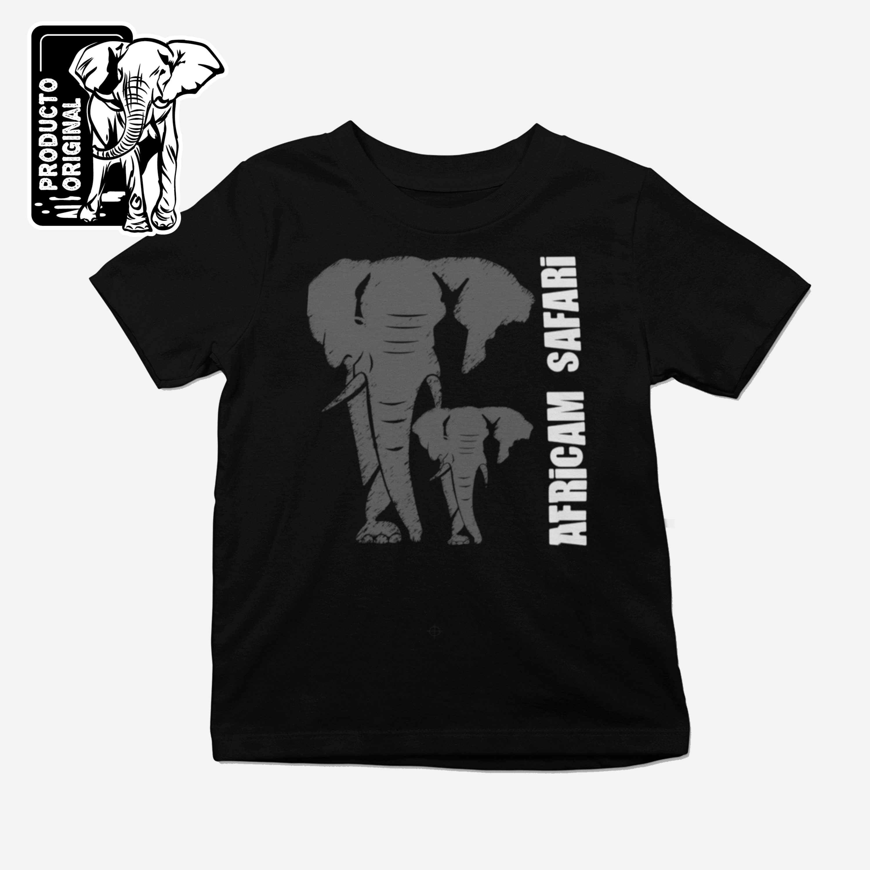 PLAYERA SOMBRAS ELEFANTES NIÑOS – africamsouvenirs