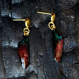 ARETES ALA MOSQUITO PINTADOS