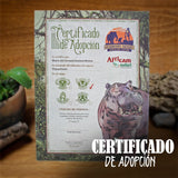 GUARDIAN HIPOPOTAMO COLMILLOS DE PLATINO