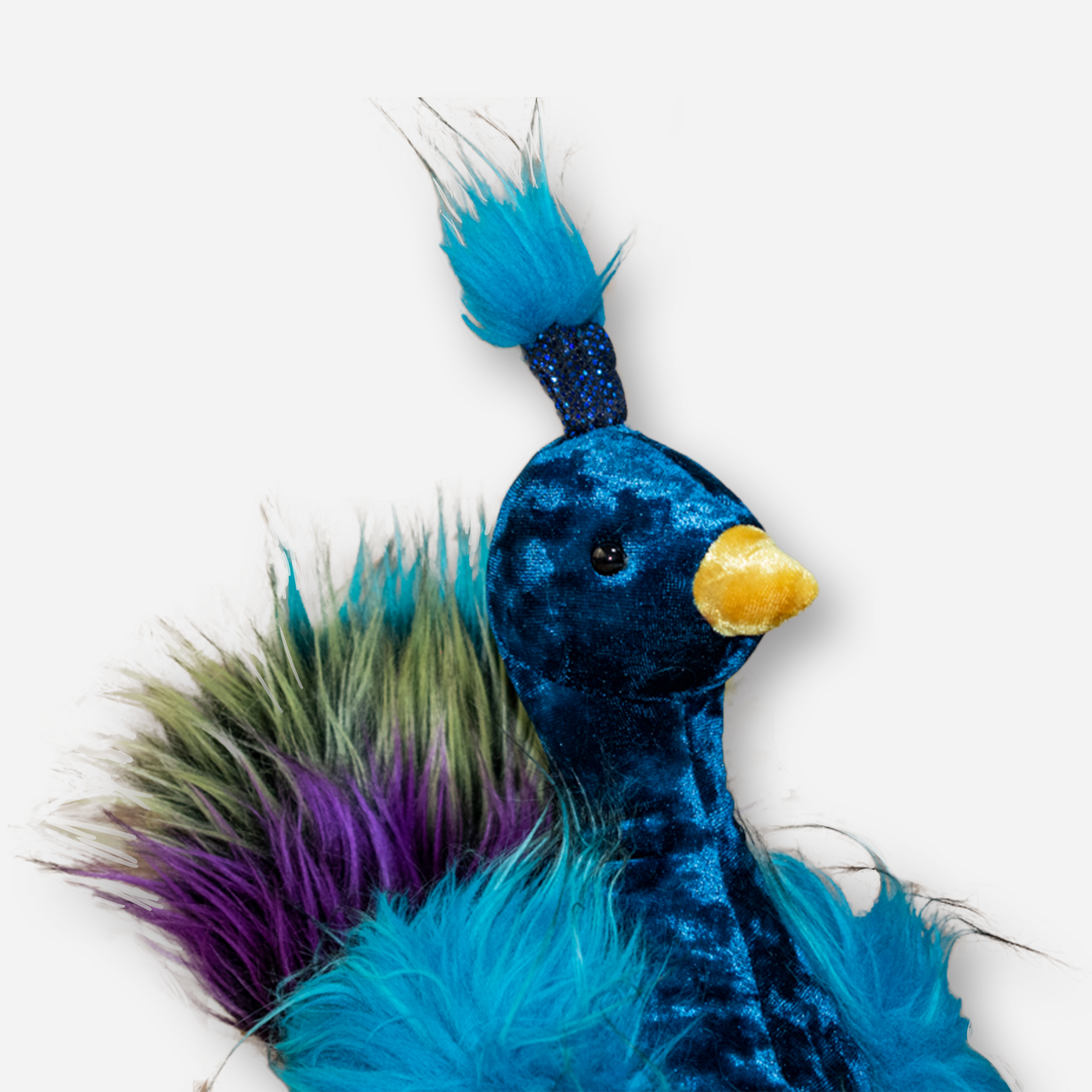 Peluche top pavo real