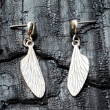 ARETES ALA MOSQUITO PLATA