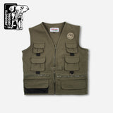 CHALECO SAFARI INFANTIL OLIVO