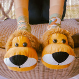 PANTUFLA PELUCHE LEON