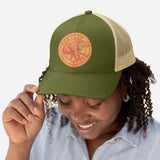 GORRA RED VERDE/CAFÉ