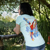 PLAYERA GUACAMAYA DAMA