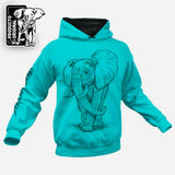 SUDADERA DIBUJO ELEFANTE