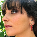 ARETES ALA MOSQUITO PINTADOS