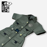 VESTIDO INFANTIL VERDE EXPLORADORA