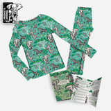 PIJAMA SAFARI MENTA INFANTIL