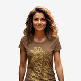 PLAYERA SKETCH JIRAFA DAMA