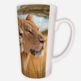 TAZA CONICA PAJERA LEONES