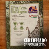 GUARDIAN JIRAFA ASTAS DE BRONCE