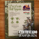 GUARDIAN LEMUR ASTAS DE BRONCE