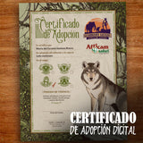 GUARDIAN LOBO ASTAS DE BRONCE